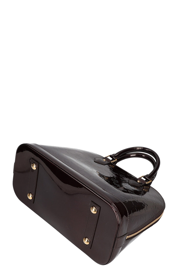 LOUIS VUITTON Alma PM Vernis Amarante