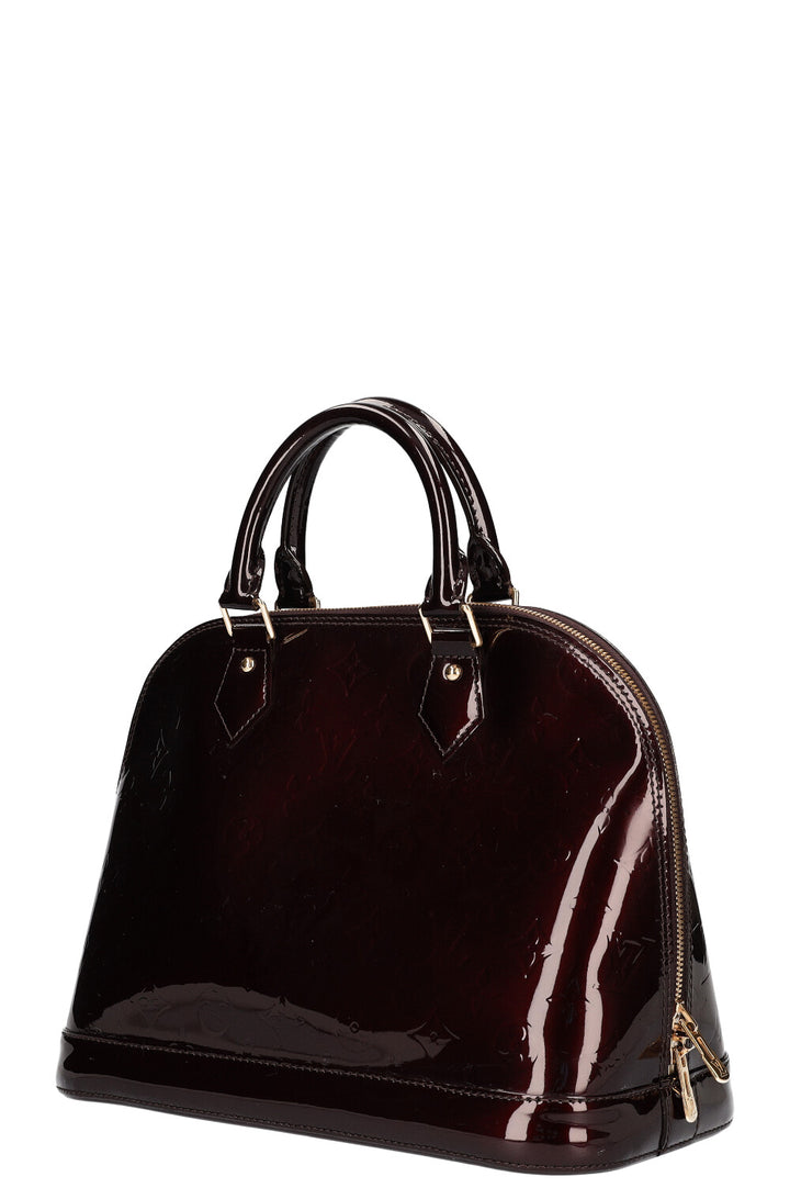 LOUIS VUITTON Alma PM Vernis Amarante