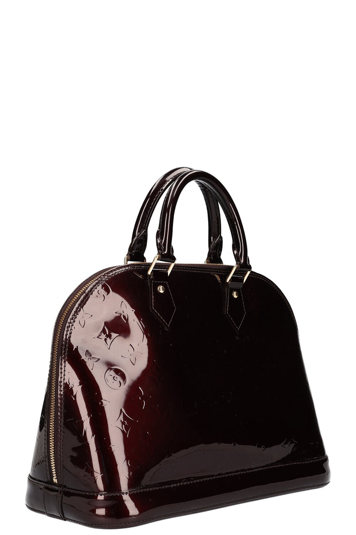 LOUIS VUITTON Alma PM Vernis Amarante