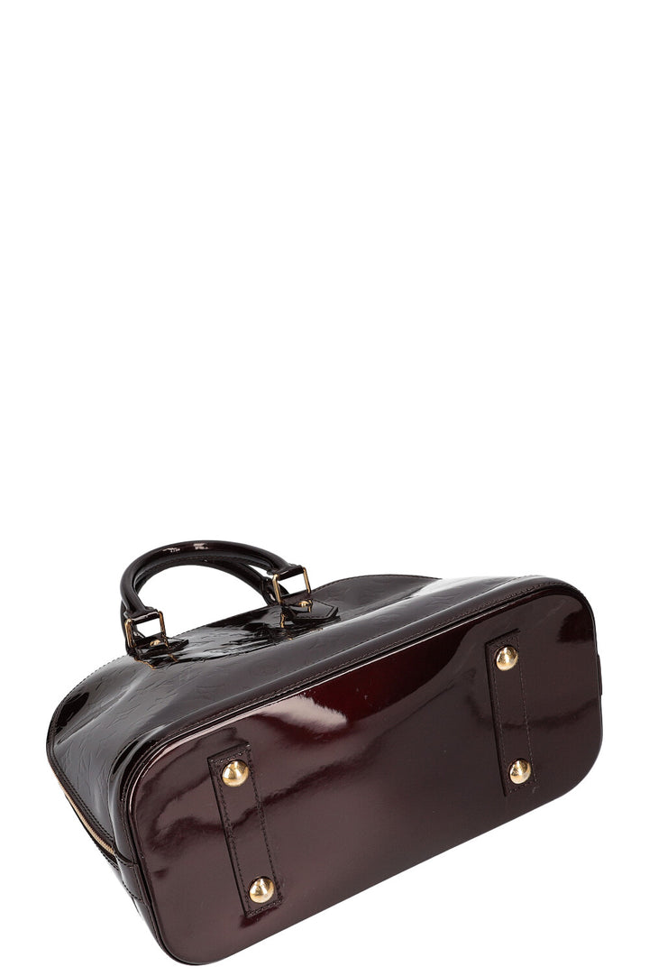 LOUIS VUITTON Alma PM Vernis Amarante