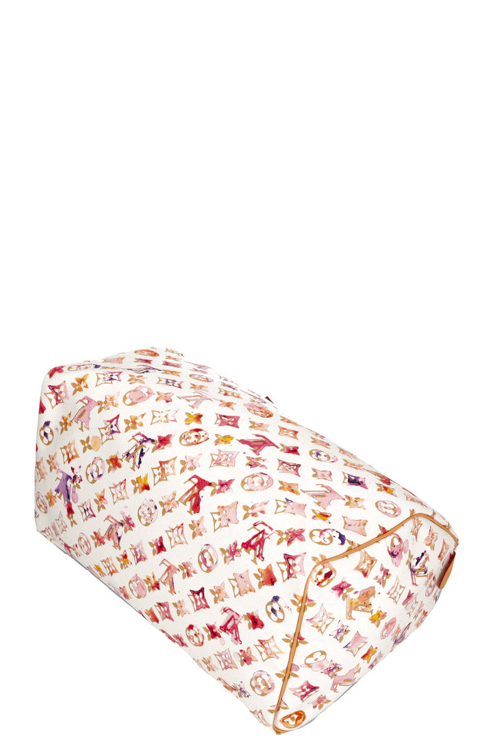 LOUIS VUITTON Speedy 35 Richard Prince watercolours