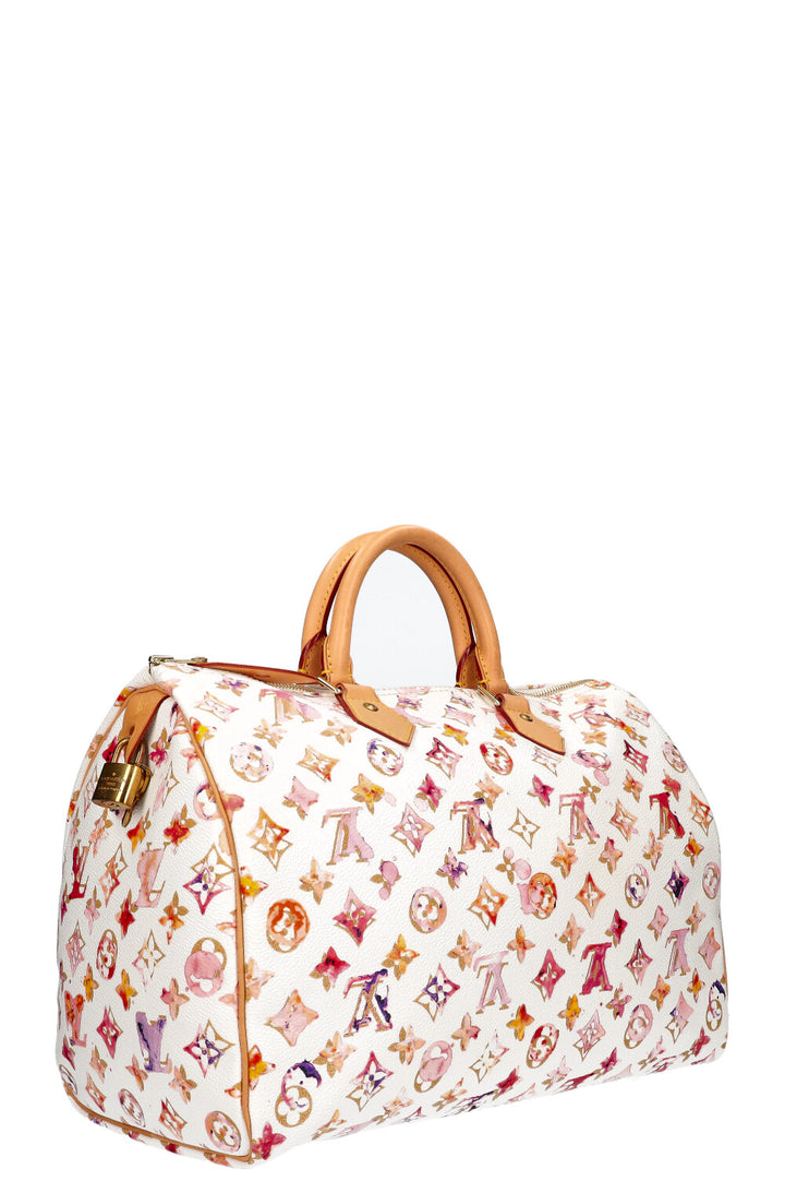 LOUIS VUITTON Speedy 35 Richard Prince watercolours