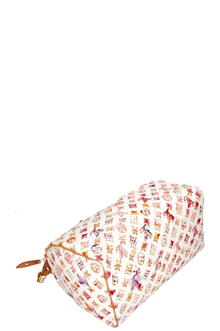 LOUIS VUITTON Speedy 35 Richard Prince watercolours