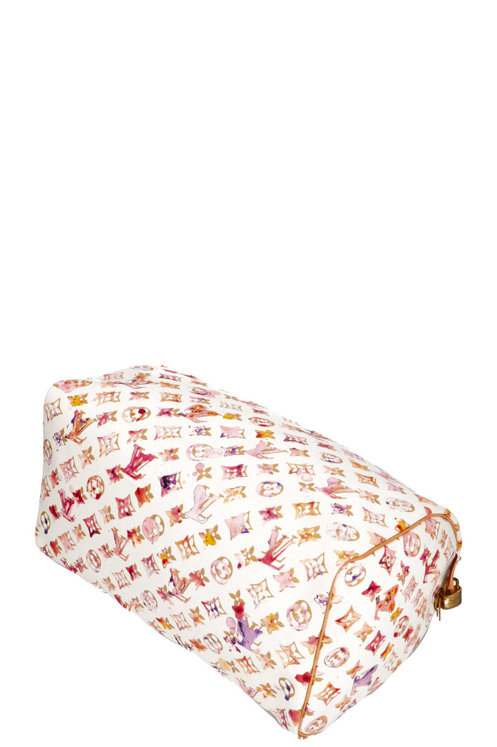 LOUIS VUITTON Speedy 35 Richard Prince watercolours