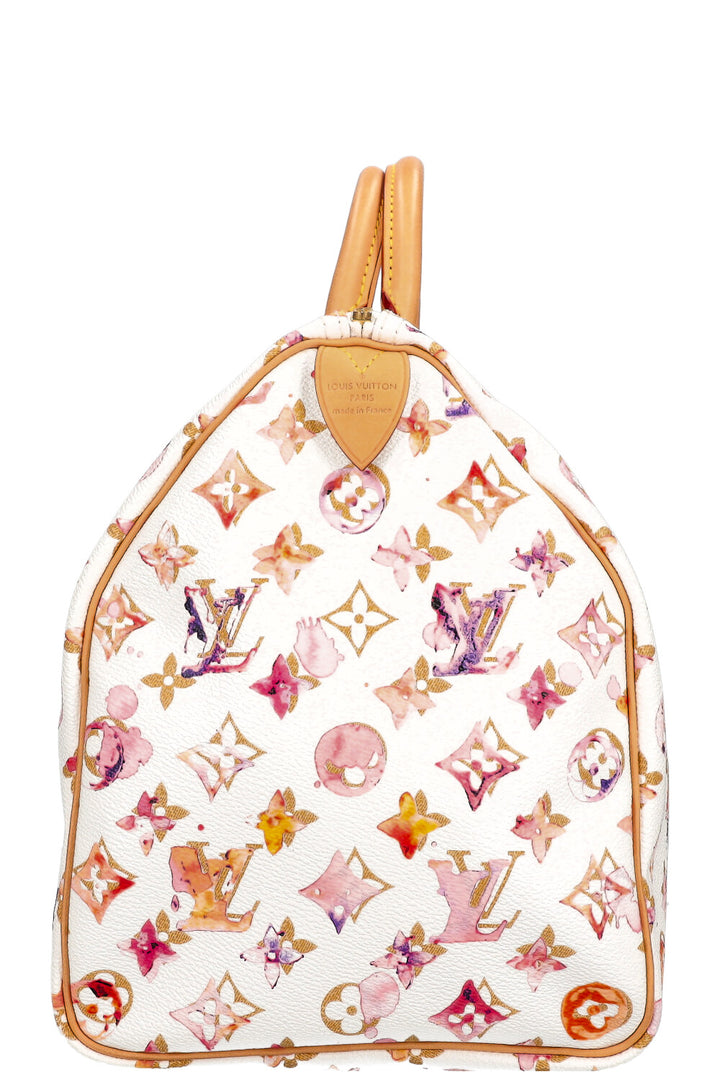 LOUIS VUITTON Speedy 35 Richard Prince watercolours