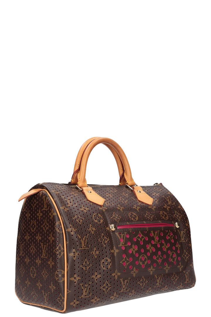 LOUIS VUITTON Speedy 30 Perforé Fuchsia