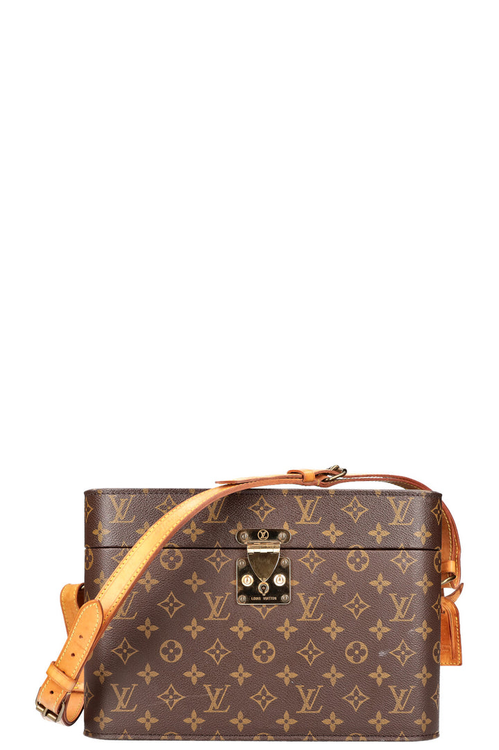 LOUIS VUITTON Cosmetic Trunk Hardcase Canvas MNG