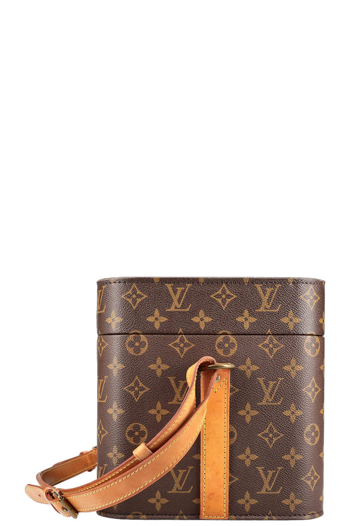 LOUIS VUITTON Cosmetic Trunk Hardcase Canvas MNG