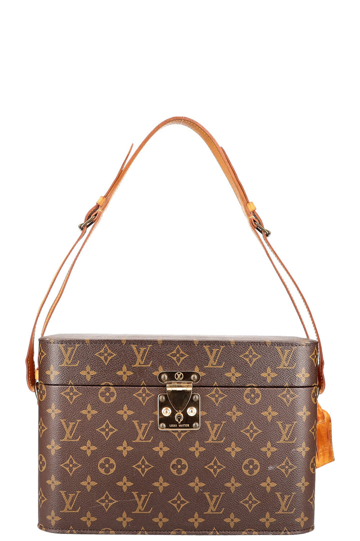 LOUIS VUITTON Cosmetic Trunk Hardcase Canvas MNG