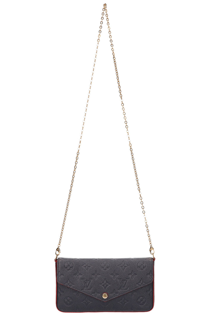 LOUIS VUITTON Felicie Pochette MNG Empreinte Navy