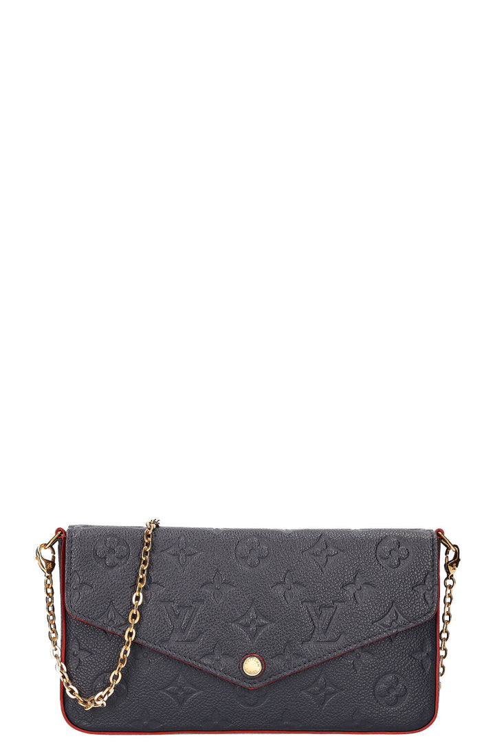 LOUIS VUITTON Felicie Pochette MNG Empreinte Navy