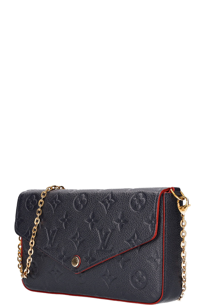 LOUIS VUITTON Felicie Pochette MNG Empreinte Navy