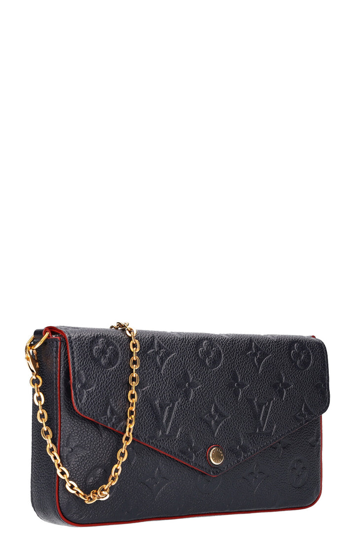 LOUIS VUITTON Felicie Pochette MNG Empreinte Navy