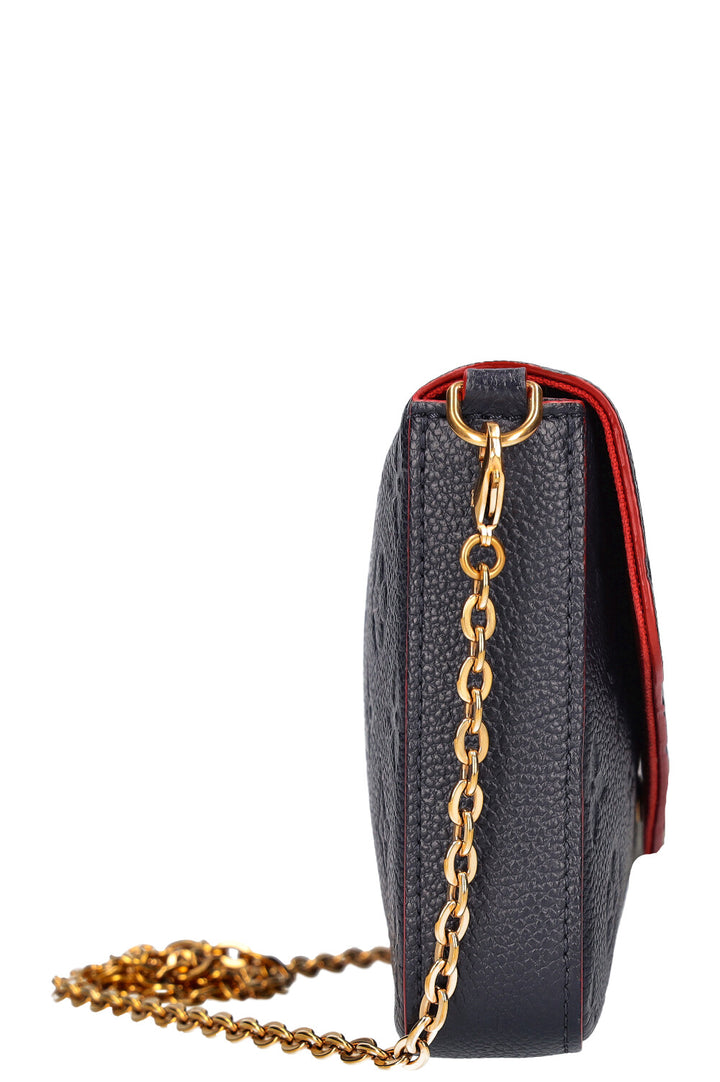 LOUIS VUITTON Felicie Pochette MNG Empreinte Navy