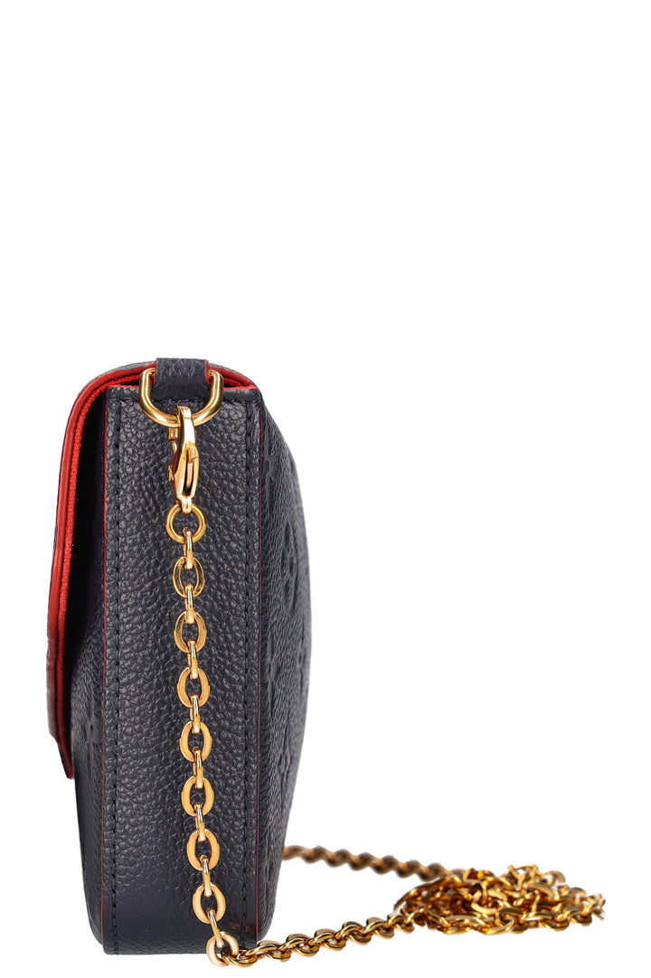 LOUIS VUITTON Felicie Pochette MNG Empreinte Navy