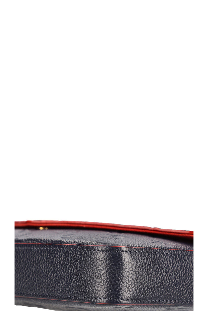 LOUIS VUITTON Felicie Pochette MNG Empreinte Navy