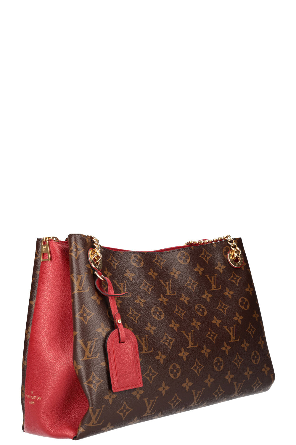 Surène bb leather handbag Louis Vuitton Red in Leather - 37743302