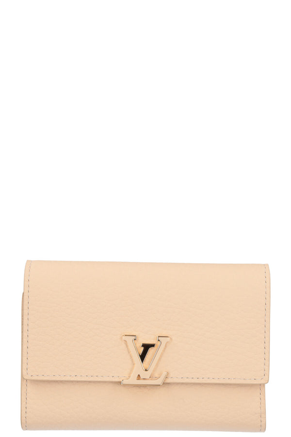 LOUIS VUITTON Portefeuille Capucines Compact Stephen Sprouse Poudre