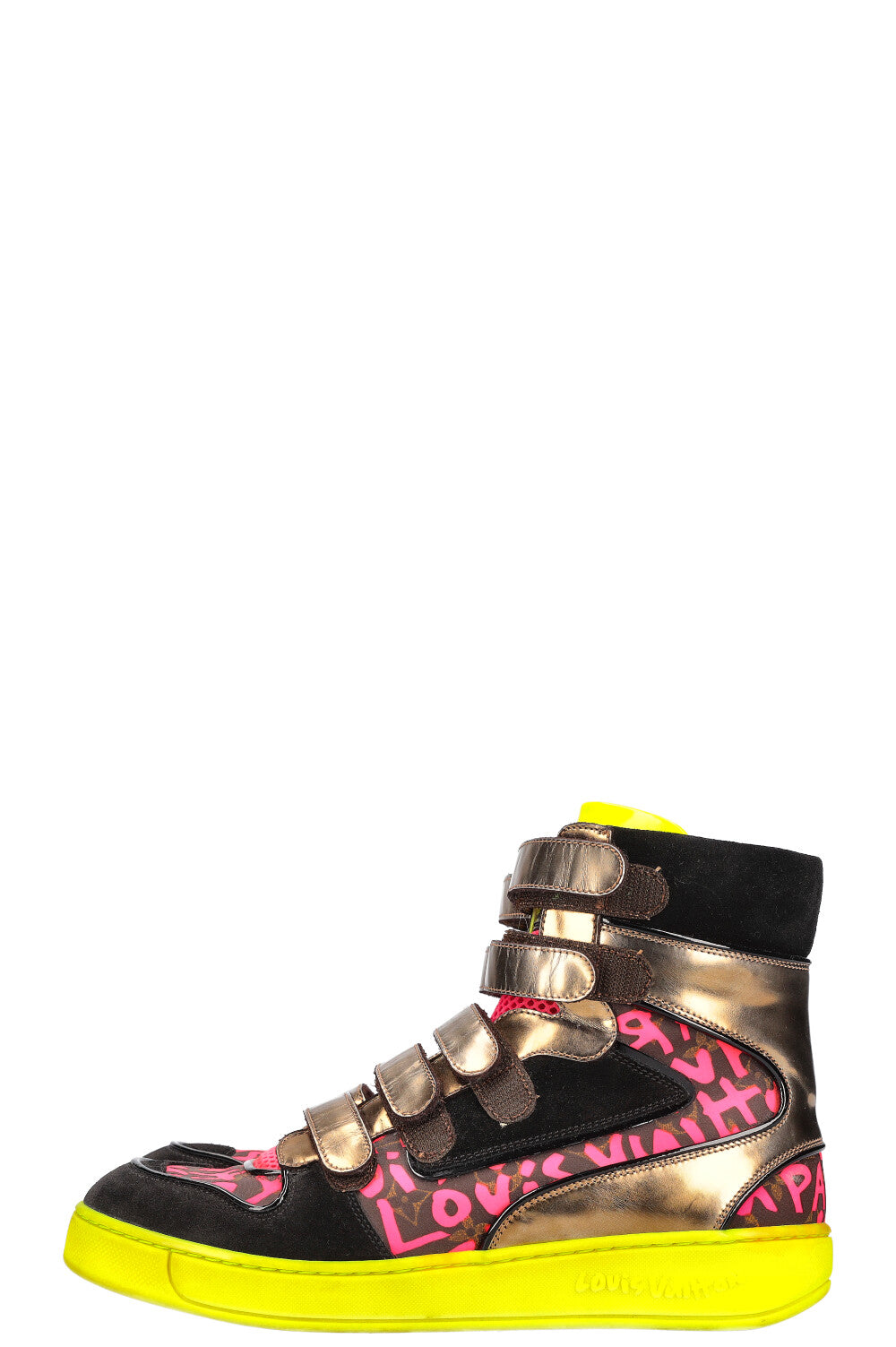 LOUIS VUITTON Hightop Sneakers Graffiti Steven Sprouse Sneakers