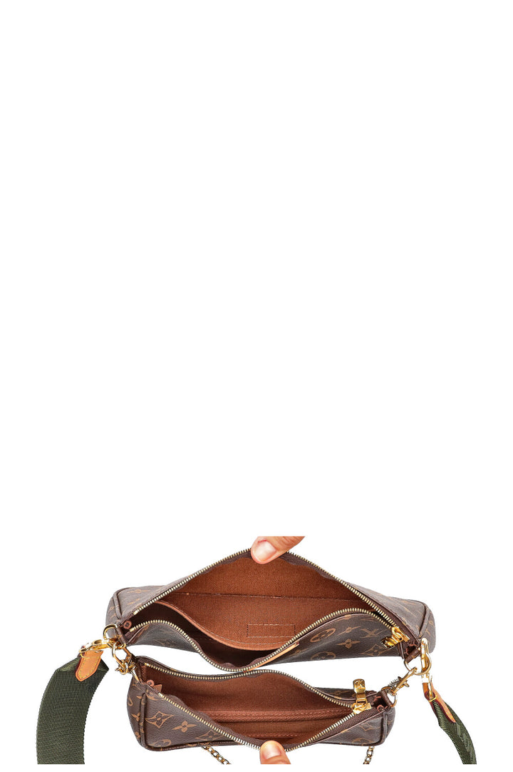 LOUIS VUITTON Multi Pochette Canvas MNG