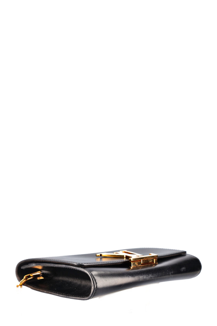 LOUIS VUITTON Chain Louise Bag GM Black
