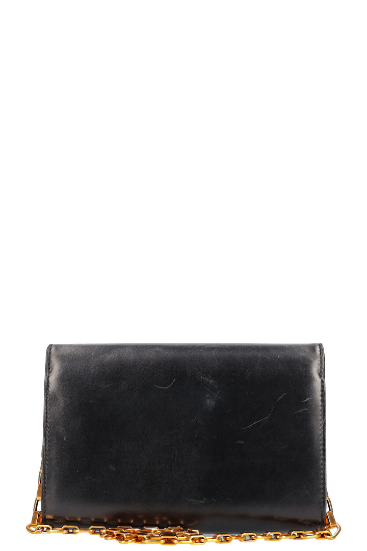 LOUIS VUITTON Chain Louise Bag GM Black
