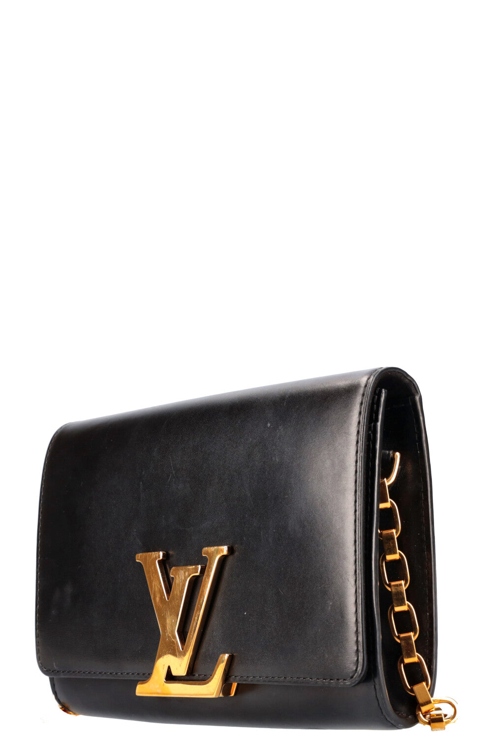 Louis Vuitton 2013 New Evening Clutch Chain Louise M94335 Black