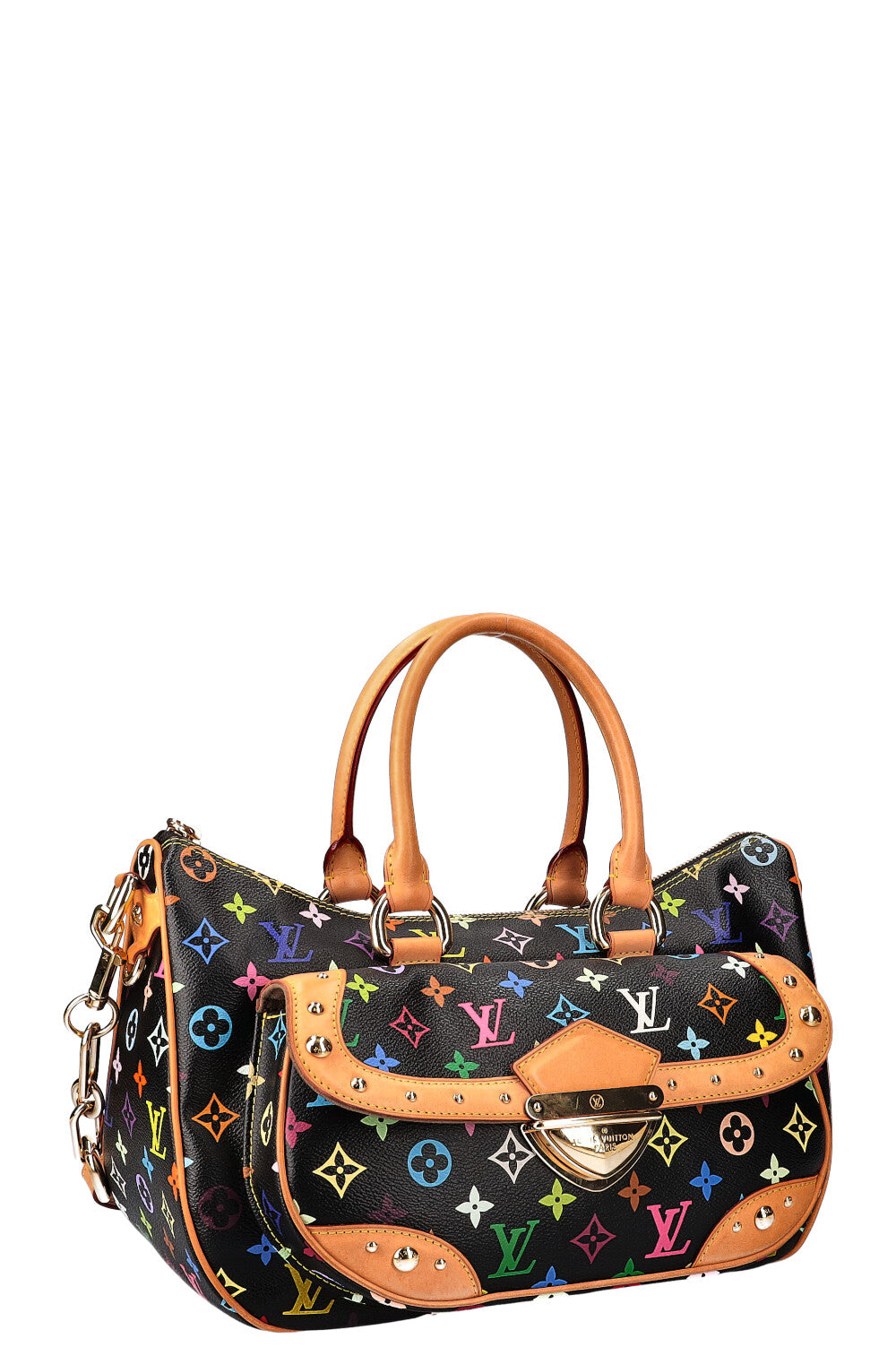 LOUIS VUITTON Sac Rita Murakami Multicolore Toile Noire MNG