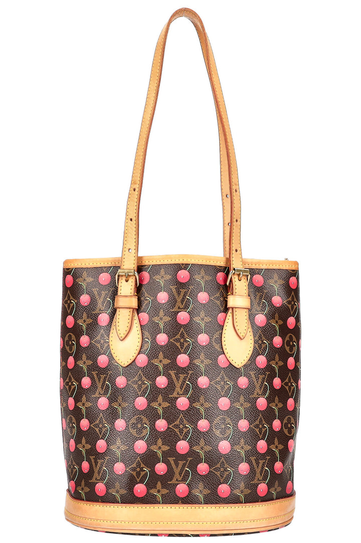 LOUIS VUITTON Bucket Bag Monogram Cerises