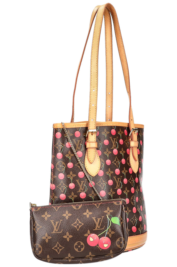 LOUIS VUITTON Bucket Bag Monogram Cerises