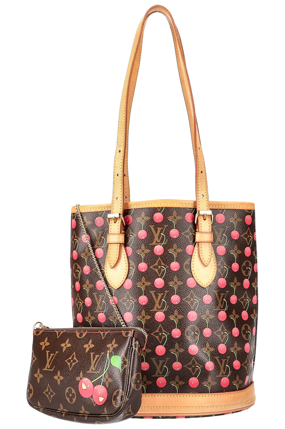 LOUIS VUITTON Bucket Bag Monogram Cerises