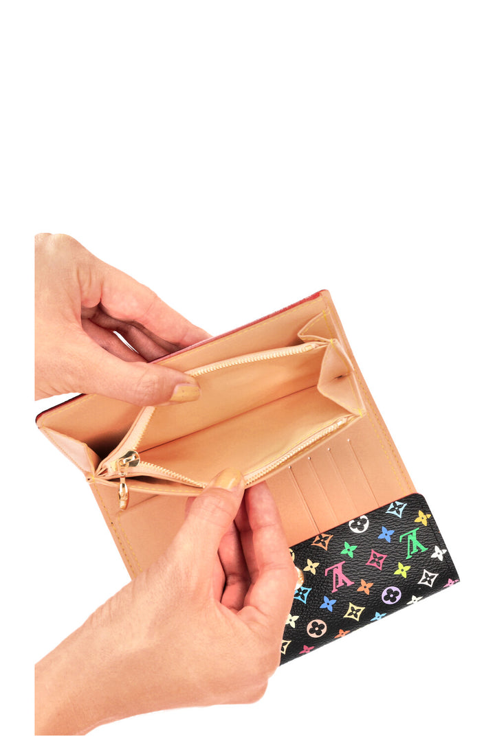 LOUIS VUITTON Portefeuille Alexandra MNG Multicolore