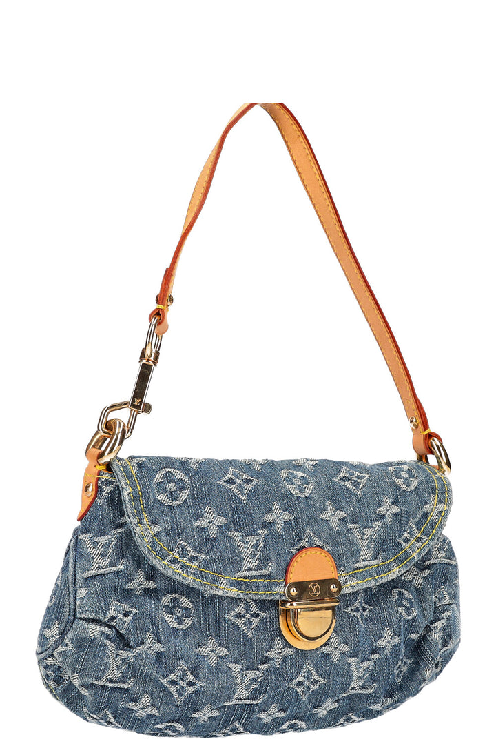 LOUIS VUITTON Mini Pleaty Bag Denim
