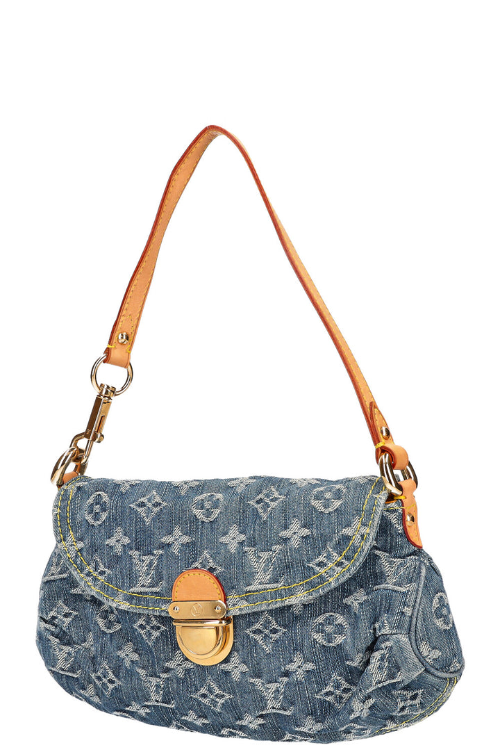 LOUIS VUITTON Mini Pleaty Bag Denim