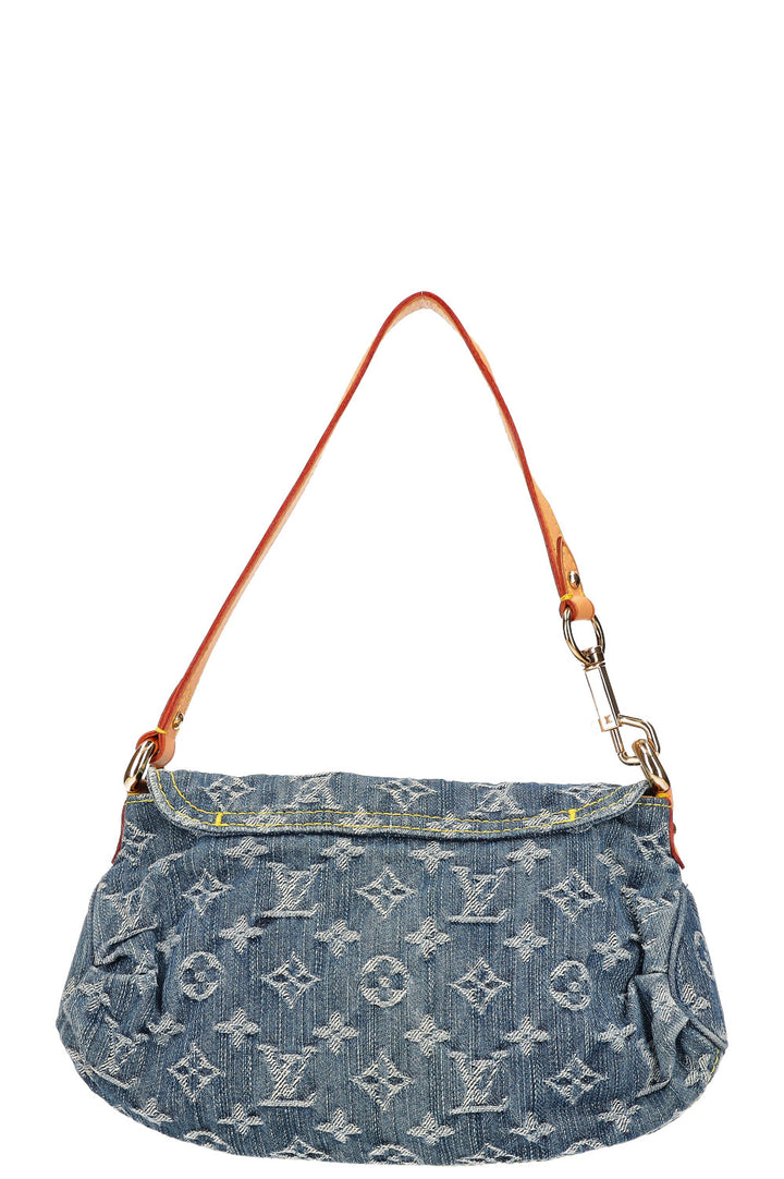 LOUIS VUITTON Mini Pleaty Bag Denim