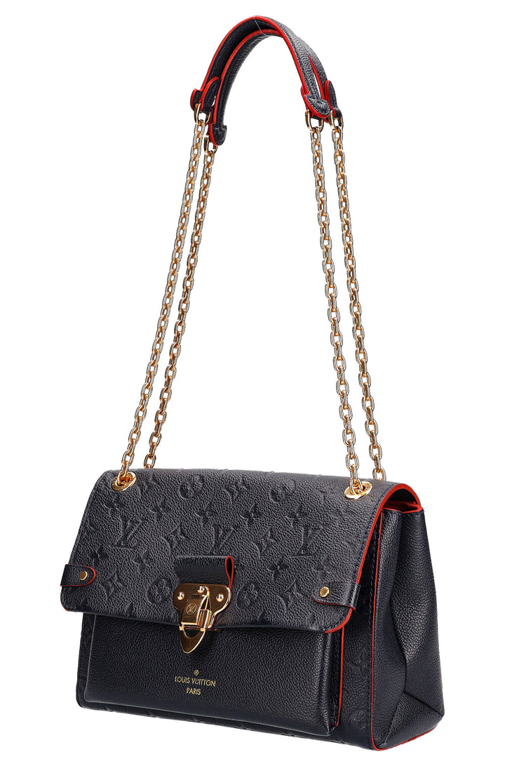 LOUIS VUITTON Vavin PM Bag MNG Empreinte Navy