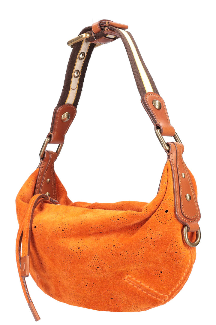 LOUIS VUITTON Onatah Hobo Bag Suede Orange