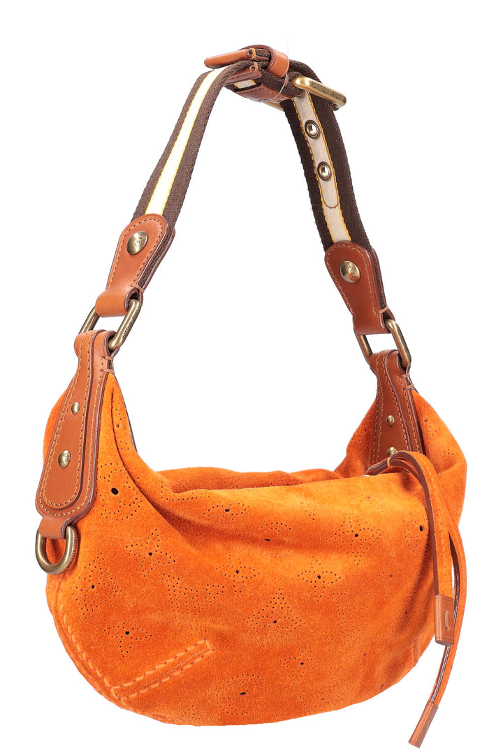 LOUIS VUITTON Onatah Hobo Bag Suede Orange