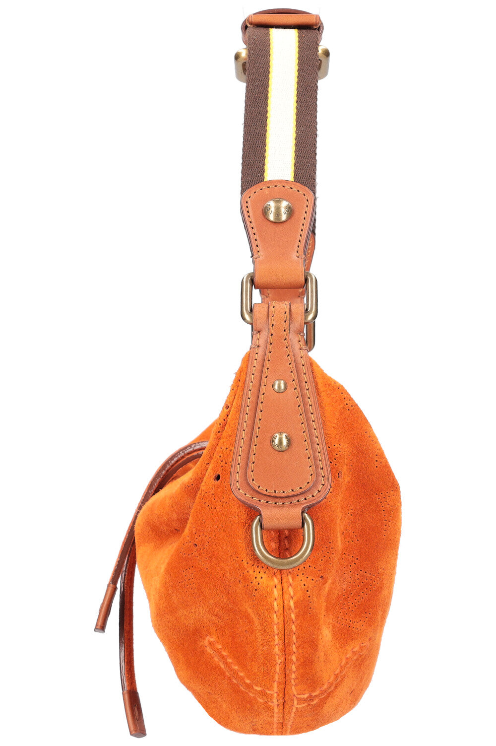 LOUIS VUITTON Onatah Hobo Bag Suede Orange