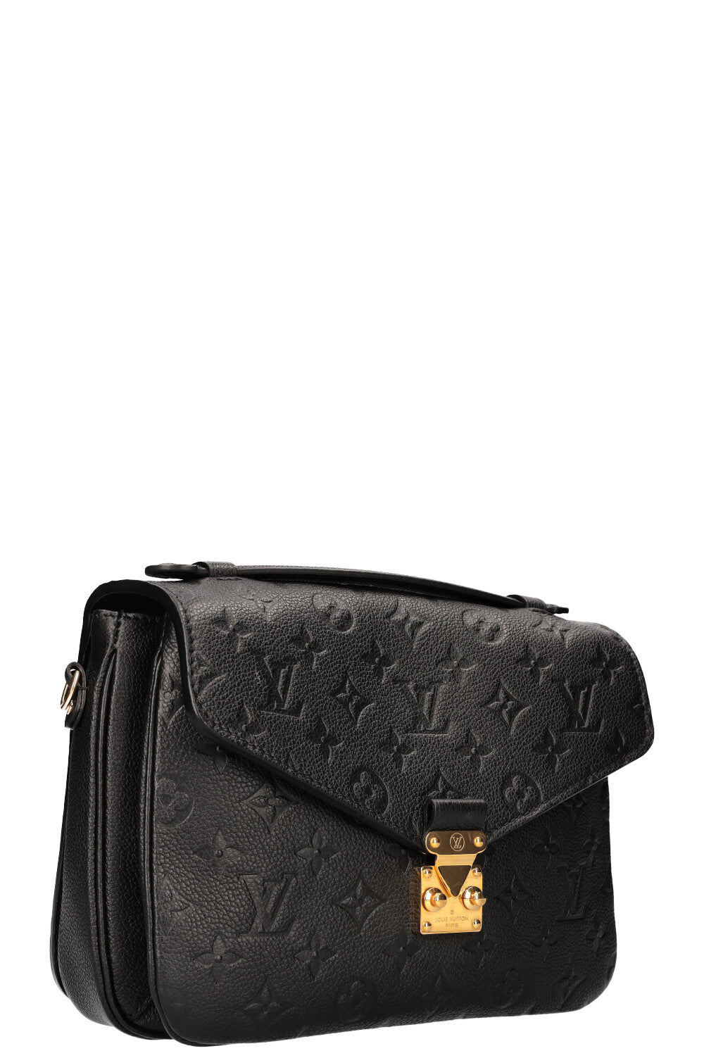 LOUIS VUITTON Metis MNG Empreinte Bag Black Leather