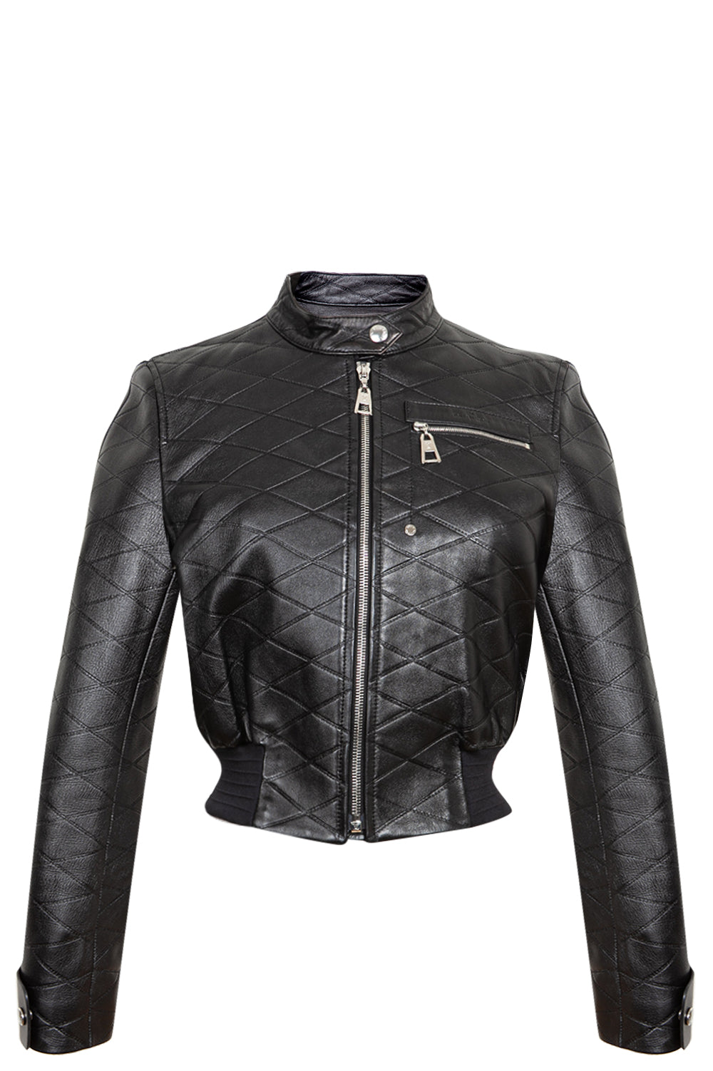 Louis Vuitton Leather Jacket Black 