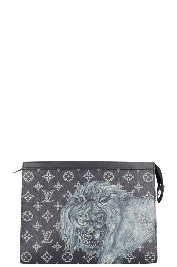 LOUIS VUITTON Pochette Voyage Savane x Chapman Brothers