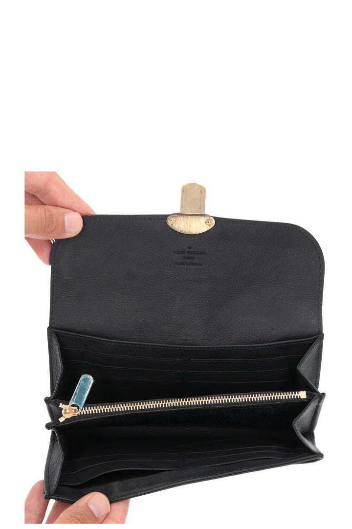 LOUIS VUITTON Amelia Wallet Black