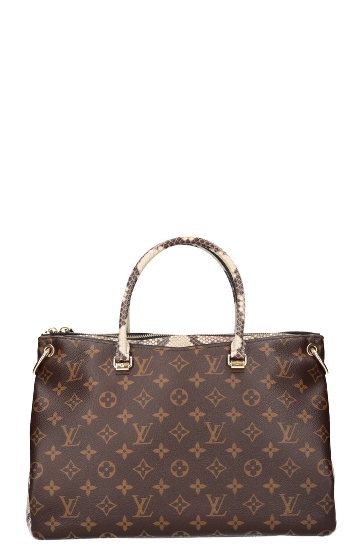 LOUIS VUITTON Pallas Tote MNG Python