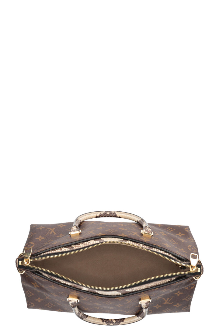 LOUIS VUITTON Pallas Tote MNG Python
