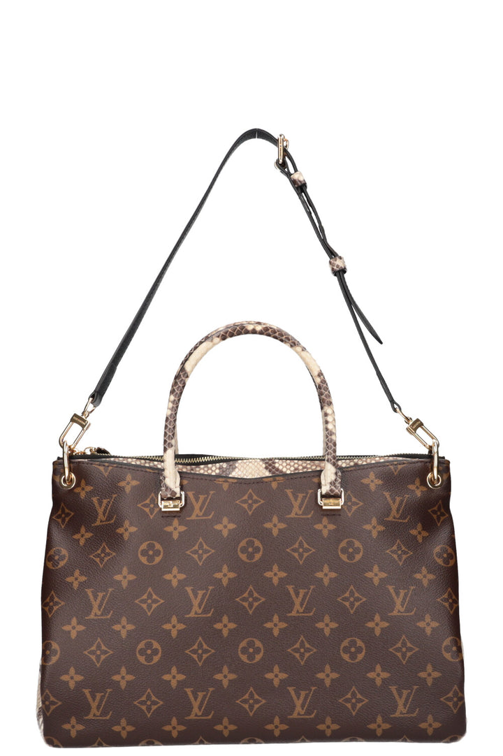 LOUIS VUITTON Pallas Tote MNG Python