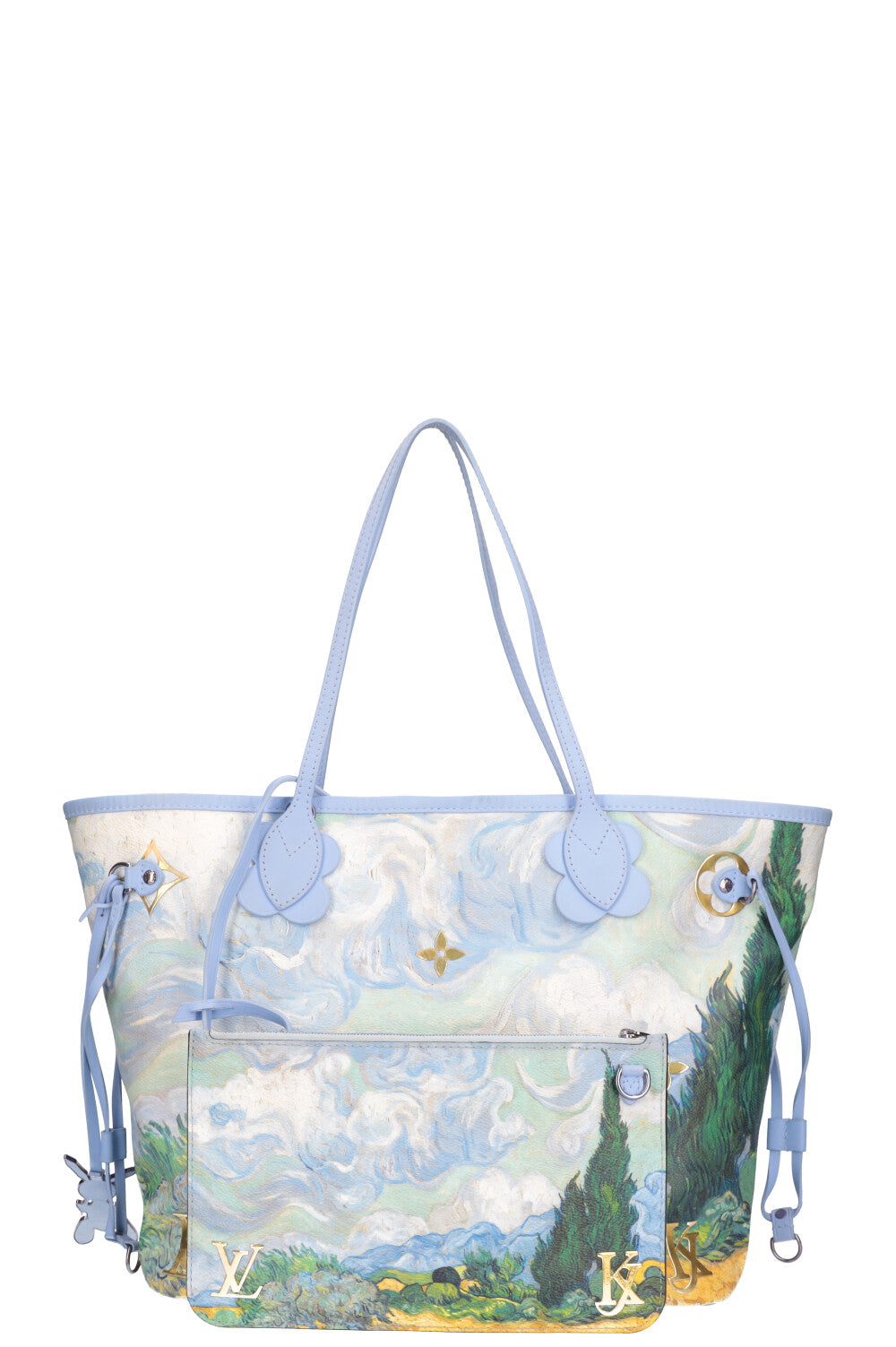 Louis Vuitton Neverfull NM Tote Limited Edition Jeff Koons Van Gogh Print  Canvas