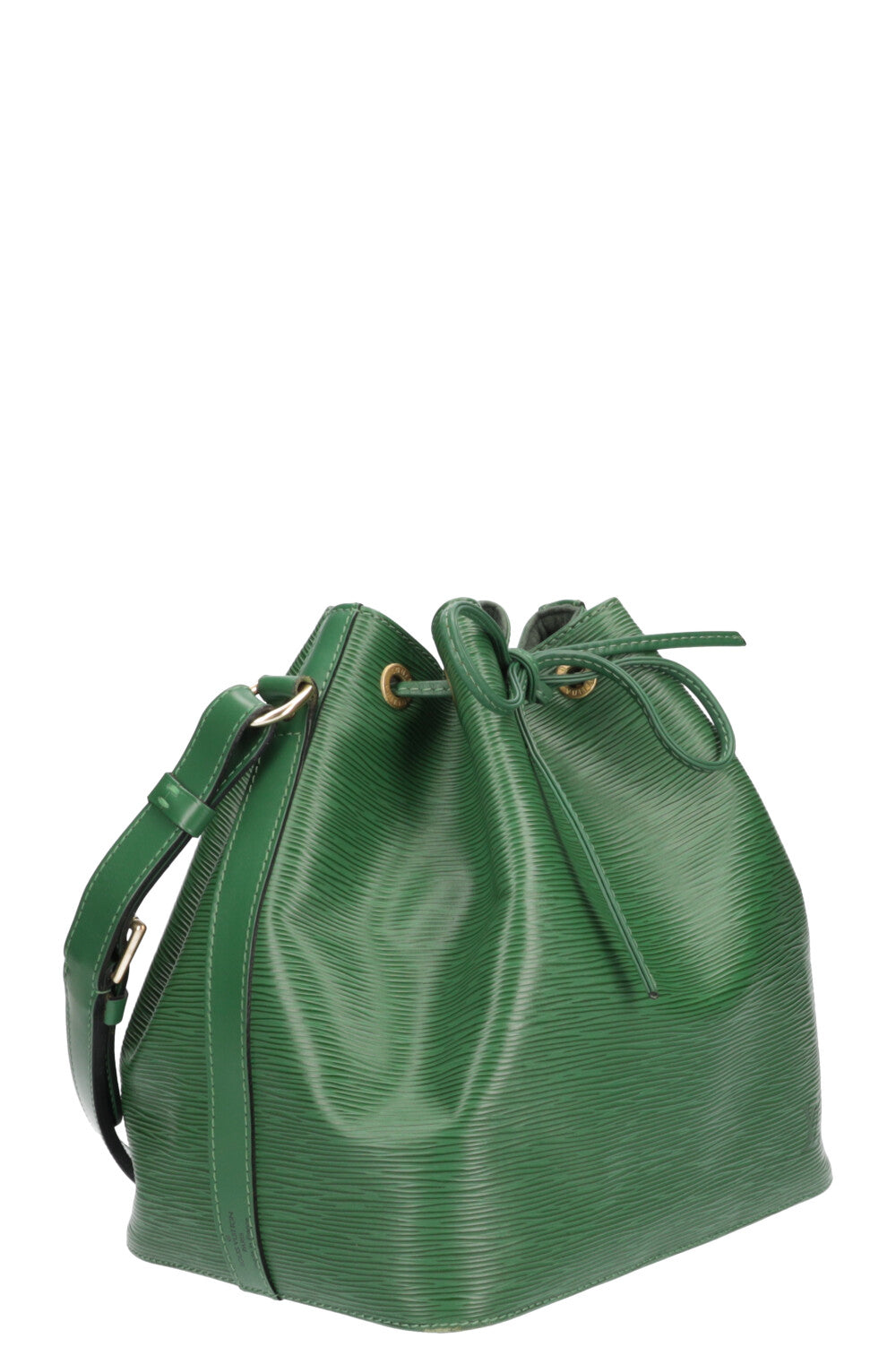 LOUIS VUITTON Petit Bag Noe Epi Green