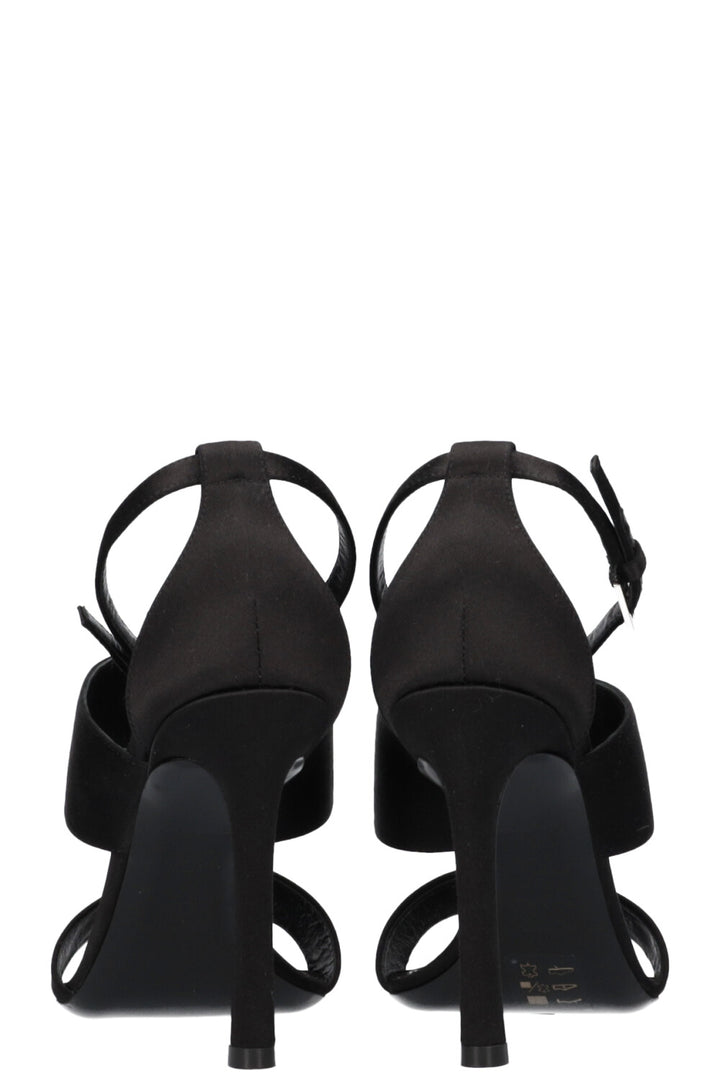 LOUIS VUITTON Satin Crystal Pumps