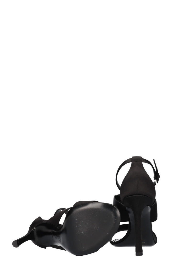 LOUIS VUITTON Satin Crystal Pumps